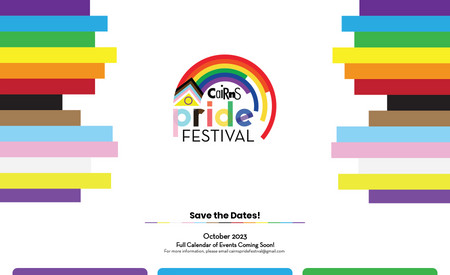 Cairns Pride: Event Website
Responsive website design: 
- Event Manager with dynamic pages
- Works across all devices (responsive)