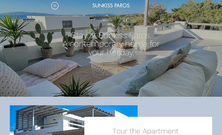 Sunkiss Paros: Holiday rental apartment on the island of Paros, Greece.
