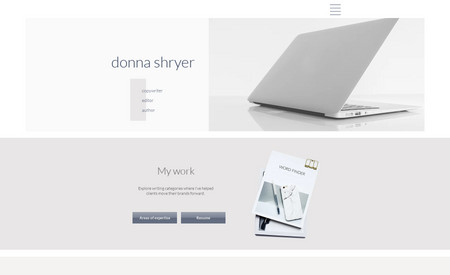 donnashryer: Website for a Copy writer