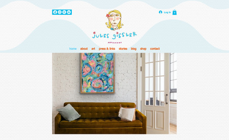 julesgissler.com: Website Redesign 