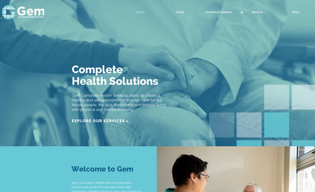 Gemcomplete: Website Design using WIX platform. 
Includes Photography and Copy writing.