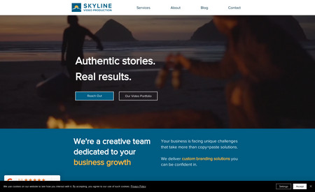 skylinevp: Full design and redesign, video portfolio, our own website.