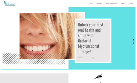 Harmony Therapy: Therapy website redesign!