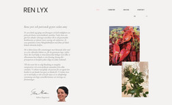REN LYX For the lovely entrepreneur Sabina we made a websi...
