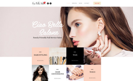 Ciaobellasalone: Salon Website
