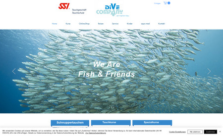 Dive Company: Webshop