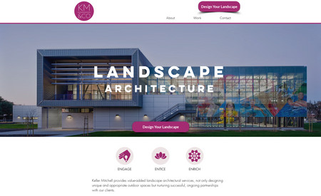Keller Mitchell & Co: We refreshed the design of a premier landscape architecture firm in the East Bay, adding a clear path for prospect conversion and enhanced user experience. 