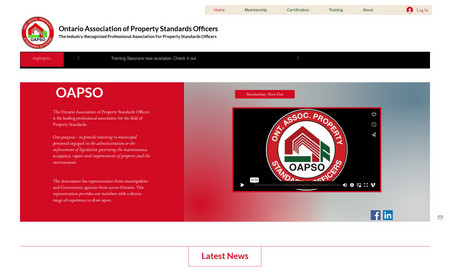 Oapso: created and redesigned site.  Includes payment forms and private members area.