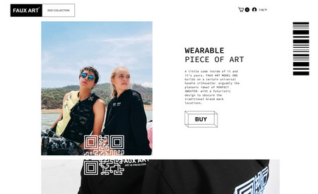 Faux Art: E-Commerce de ropa, se realizó servicio completo de diseño web completo para el cliente