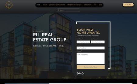 RLL Real Estate Group: Wix website design