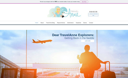 Travel Anne: Travel Site highlighting domestic and International travel options. Featuring blog posts highlighting various locations, hotels, sites and endorsements. This site utilizes blog categories to provide a variety of travel information to it's audience