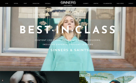 SINNERS & SAINTS: PARTNERING WITH THE WORLD'S PREEMINENT FILMMAKERS AND PIONEERS