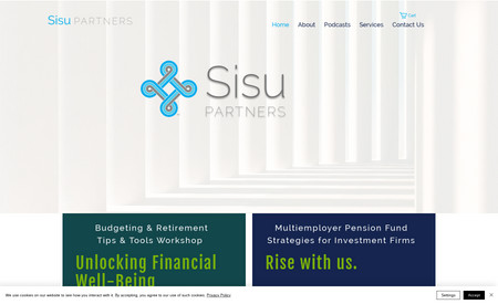 Sisu: Website and Graphic Design.