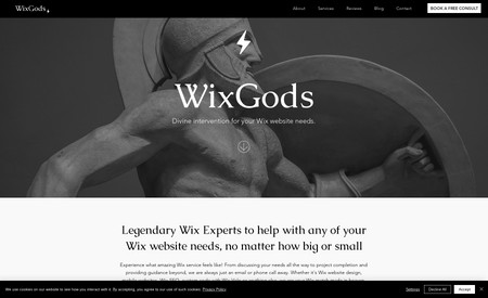 WixGods: A full service Web design and development agency