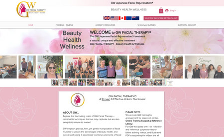 GW Facial Therapy: WORK INVOLVES: 
✓ eCommerce Business Website
✓ on Going Maintenance & Updates
✓ Velo Element and interaction
✓ Custom Graphic Design website
✓Branding Design
✓ Multiple Apps
