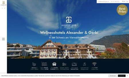 Hotel Alexander Gerbi: Webdesign, SEO, Google Ads und gesamtes Marketing