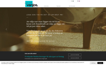 Our own website: Why dont take a look on the Vanjos web site? You might find some ideas for you business...!
Multilanguage support in English and Swedish using the WIX Multilingual app.