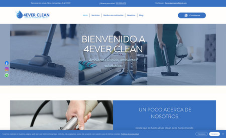 4Ever Clean: Diseño y desarrollo WEB