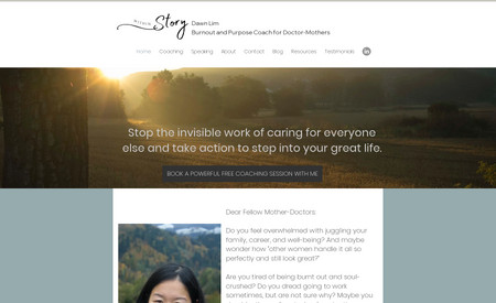 Withinstory: Created new website with multiple intake forms, booking, pricing plans and image editing.