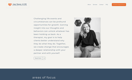 Amy Mazur : Semi-custom web design.
