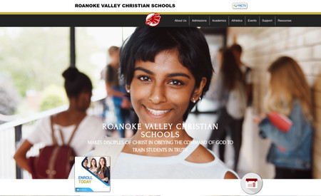 RVCS: Created a completely new site from the outdated site they had on Squarespace. Reorganized all their content and added new images and created a new layout in desktop and mobile.