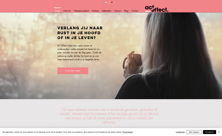 Act-Effect: Ac-Effect is a website for a professional ACT-coach named Ankie Lommen. We build her brand and created the storybrand framework of her business. We were able to attract more of the right clients instantly when we launched her rebranded website. By adressing her customers 'pains' and explaining her methodolgy and the results she is able to achieve, clients gain more trust and feel they found the right person to help them.