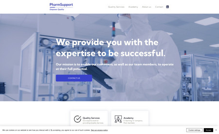 PharmSupport: Quality and Compliance are key in your license to operate in Life Sciences. If designed and executed well, it is providing you an effective framework to control your operations. Combine this with Digital Information, an area that is accelerating exponentially in our current world, and you talk PharmSupport. 