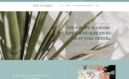 KBC Designs LLC: Classic Website