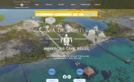 Casa de Tortuga: We helped with the design of this website. It is considered a classic website design with some advanced features. 