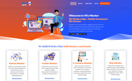Wix Mentor: Recently done, and this is my own website which i have created to get approved on wix marketplace.