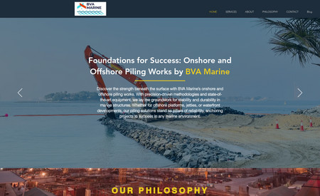 BVA Marine: Web Design and Content Management