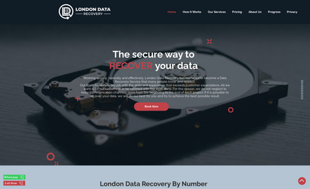 London Data Recovery: Web sitesi ve kurumsal kimlik çalışması