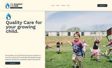 Parents Day Out: The Parents Day Out program is quality day-care program that offers meaningful curriculum and dedicated teachers for growing children. We helped them create a website for their program that made it possible for them to grow.