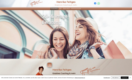 Henrike Feltges: Network Marketing - Landingpage für Beauty & Health