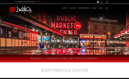 Daniel Fleming Photo: For this site I designed this whole webstore and subscription-based fan art club, as well as all of the website photography. All artwork photos in the store are by Daniel T Fleming.