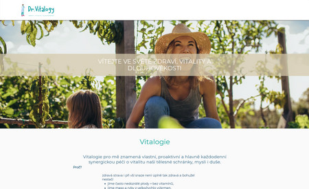 Dr. Vitalogy: Dr.Vitalogy is a Czech company helping with the care and quality of your cells. I was inspired by the colors of the company logo on the website. Website as well highlights the most important information about the company and their services.