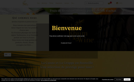 Rhum & Wine: Projet e-commerce