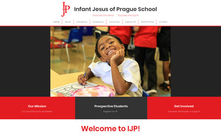 IJP School: IJP School received a complete revamp of their site with added calendar features, slideshows, and updated photography!
