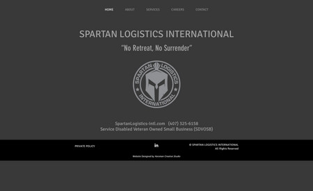 Spartan Logistics International: Spartan Logistics International, LLC is a Service Disabled Veteran Owned Small Business (SDVOSB) located in Central Florida but with extensive international experience.