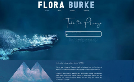 Flora Burke: Website Design for Voice Actress Flora Burke