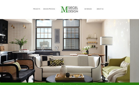 M Siegel Designs: New Website from Scratch