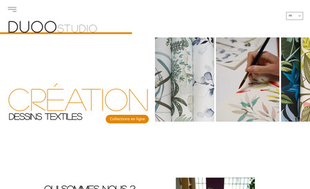 Tempo Design: Création d'un site de designer textile avec pages restrictives avec mis à jour grâce à une base de données