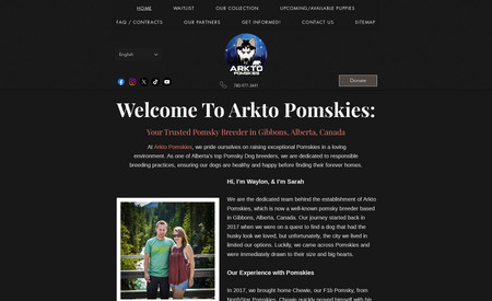 Arkto Pomskies: At Arkto Pomskies we raise exceptional animals in a loving and caring environment. Dedicated to following a responsible breeding program, our focus is on keeping our animals healthy and happy for when they find their new homes.