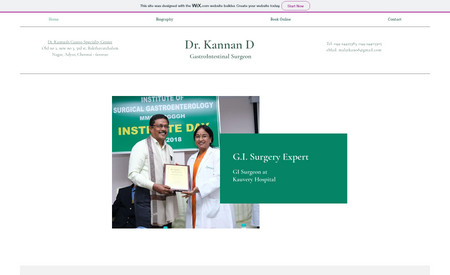 Dr Kannan Gastro Surgeon: Renowned Gastro Surgeon who has done over 2500 surgeons in his career.