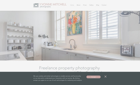  Yvonne Mitchell: Design and build website