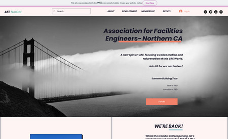 AFE NorCal: A Commercial Real Estate non-profit that I hold close to my heart. Association for Facilities Engineering promotes growth and career development. This is the newest chapter, Sacramento and East Bay Chapters decided to merge... this was the final product.