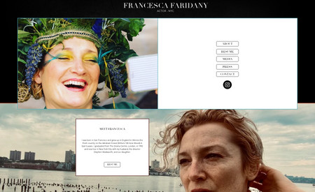 Francesca Faridany: Full Website created for Broadway and screen actor Francesca Faridany. 