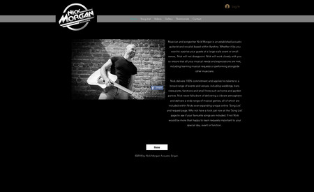 Nick Morgan Acoustic: The Nick Morgan Acoustic website is a great way to learn more about the singer-songwriter and his music. The website is well-designed and easy to navigate, and it includes a variety of features, such as:

A bio and discography of Nick Morgan's work
A blog with news and updates about Nick Morgan
A shop where you can buy Nick Morgan's music and merchandise
A section for members where you can connect with other fans of Nick Morgan

Here are some specific things that I like about the website:

The use of clear and concise language.
The use of high-quality images and videos.
The use of a responsive design.
The use of a blog to keep visitors up-to-date.
The use of a shop to sell Nick Morgan's music and merchandise.