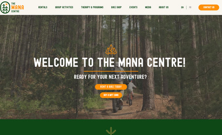 THE MANA CENTRE: Beautiful website with many special features such as but not limited to, Booking Platform, Gallery, Dynamic FAQ, Events Calendar, Multilingual & Maps. 