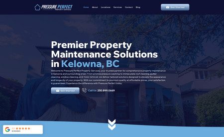 PressurePerfect: Client: Pressure Perfect (Branding & Web Design)

🏠 Objective:
Empowering Pressure Perfect, we undertook the challenge of creating both a distinctive brand identity and a dynamic website that not only showcases their property services but also establishes them as leaders in the pressure washing industry. Specializing in exterior cleaning, Pressure Perfect aimed for a brand and website that communicates reliability, excellence, and the transformative power of their services.

🎨 Branding Brilliance:
The branding strategy revolved around encapsulating the precision and effectiveness associated with Pressure Perfect. The logo, color palette, and visual elements were thoughtfully chosen to convey a sense of cleanliness and professionalism while reflecting the power of pressure washing.

🚀 Web Design for Impactful Impressions:
The website design was meticulously crafted to create a compelling and informative digital space for users exploring Pressure Perfect's range of services. From showcasing their cleaning techniques to emphasizing the visual impact of their work, every element was designed to engage visitors and convert them into clients.

💦 Key Features:
Service Showcase: A visually striking presentation of Pressure Perfect's exterior cleaning services, including pressure washing, soft washing, and more.
Before-and-After Galleries: Engaging visuals showcasing the transformative effects of Pressure Perfect's cleaning services.
Instant Quote System: Streamlined processes for clients to obtain quick quotes for their specific cleaning needs.
Contact and Booking Forms: Easy and accessible forms for clients to connect, inquire, and schedule services.
Responsive Design: Ensuring a seamless experience for users on various devices, capturing attention and providing information effortlessly.

🏆 Result:
The Pressure Perfect brand and website now stand as a testament to their commitment to transforming properties with precision and care. The cohesive branding and user-friendly website contribute to a positive and memorable experience for property owners seeking top-notch exterior cleaning services.

✨ Impact:
Increased brand recognition and trust in the competitive property services market.
Positive feedback from clients, praising the professionalism and visually appealing website.
Improved efficiency in client inquiries and bookings, contributing to the growth of Pressure Perfect.

This project showcases our ability to create a comprehensive brand identity and a visually impactful website that aligns with the precision and excellence of a property services company like Pressure Perfect.